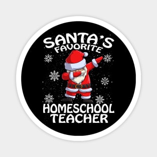 Santas Favorite Homeschool Teacher Christmas Magnet